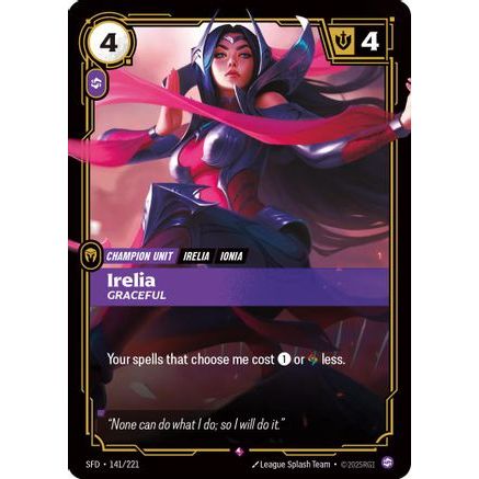 Irelia - Graceful (141/221) - Spiritforged Foil