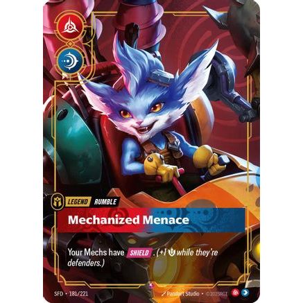 Rumble - Mechanized Menace (181/221) - Spiritforged Foil