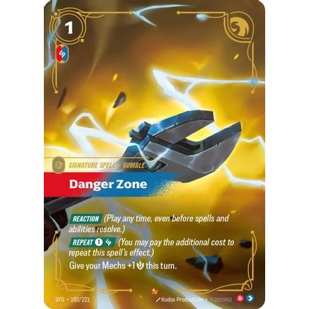Danger Zone (182/221) - Spiritforged Foil