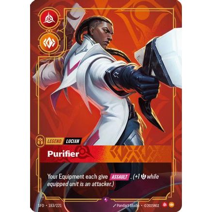 Lucian - Purifier (183/221) - Spiritforged Foil