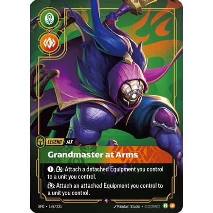 Jax - Grandmaster At Arms (193/221) - Spiritforged Foil
