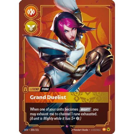 Fiora - Grand Duelist (205/221) - Spiritforged Foil