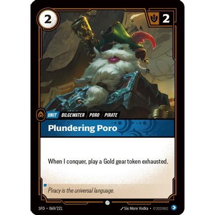 Plundering Poro (069/221) - Spiritforged Foil