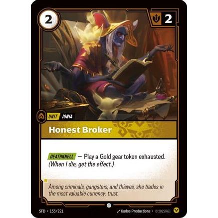 Honest Broker (155/221) - Spiritforged Foil