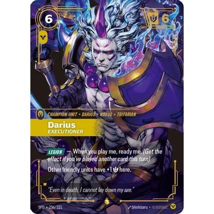 Darius - Executioner (Overnumbered) (236/221) - Spiritforged Foil