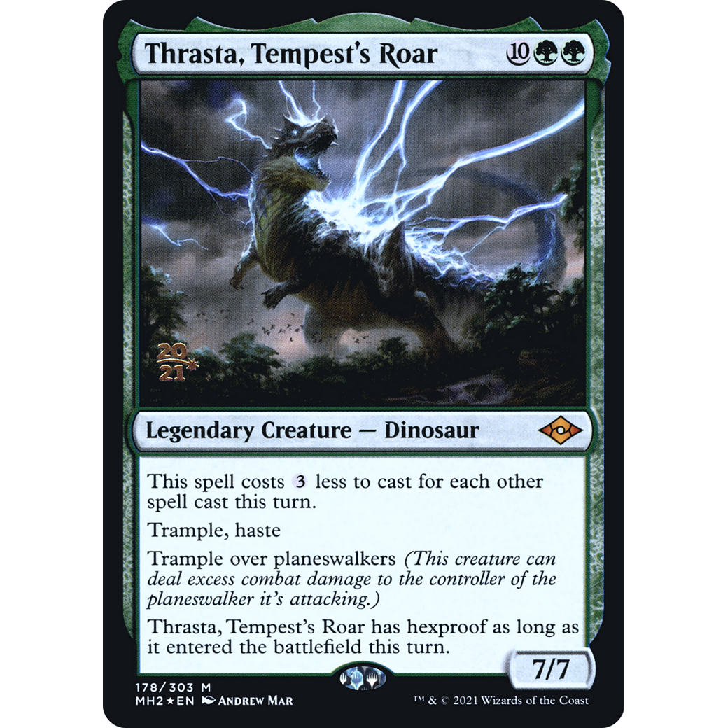 Thrasta, Tempest's Roar (PRE-178) - Modern Horizons 2 Promos Foil