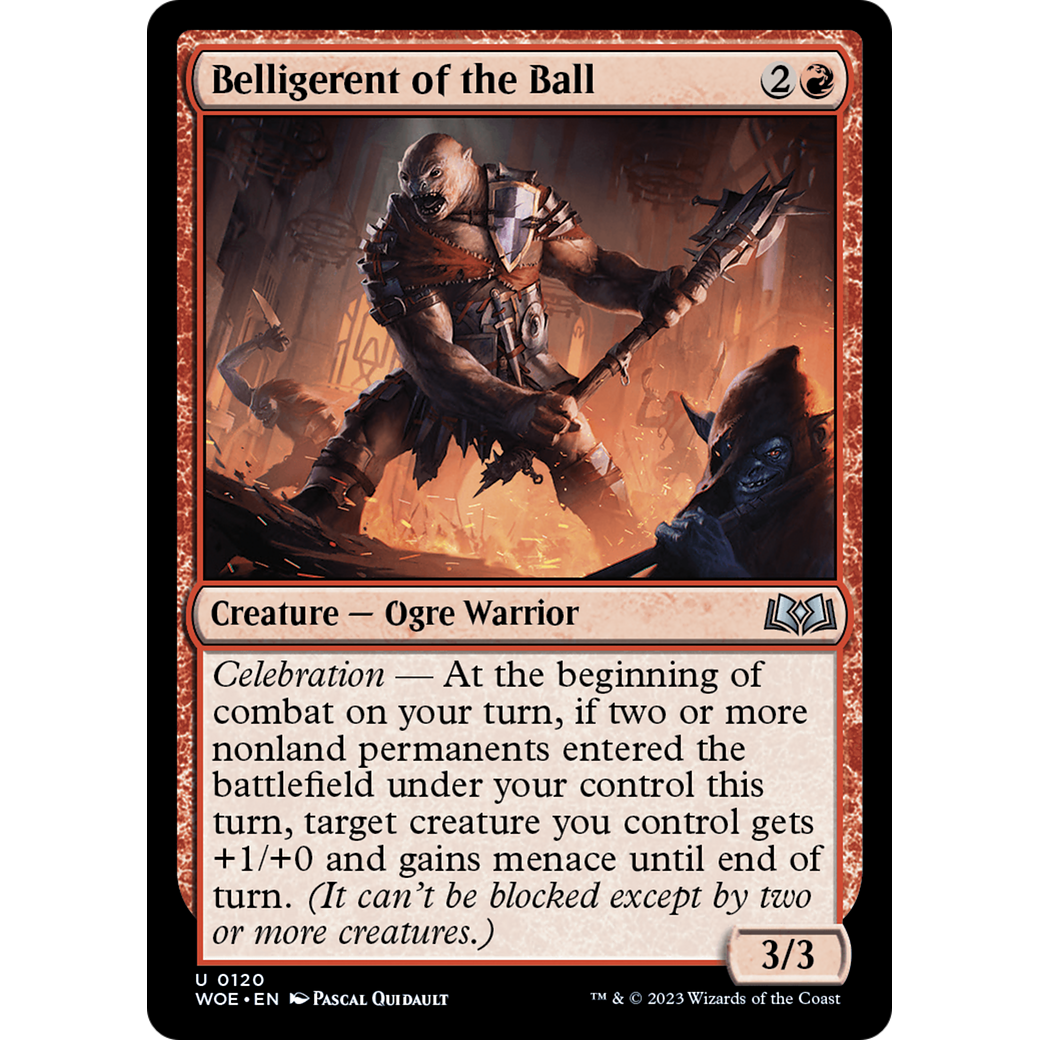 Belligerent of the Ball (WOE-120) - Wilds of Eldraine Foil