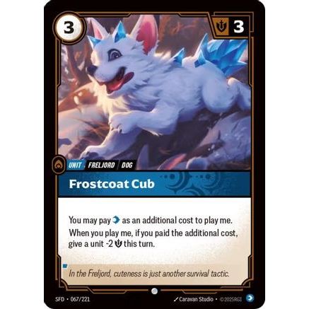 Frostcoat Cub (067/221) - Spiritforged