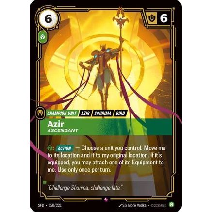 Azir - Ascendant (050/221) - Spiritforged Foil