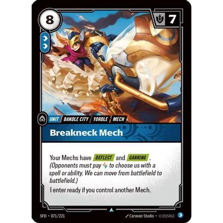 Breakneck Mech (071/221) - Spiritforged Foil