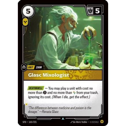 Glasc Mixologist (165/221) - Spiritforged Foil