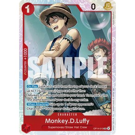 Monkey.D.Luffy - OP14-013 (OP14-013) - The Azure Sea's Seven Foil