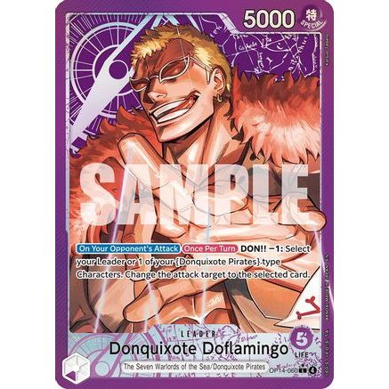 Donquixote Doflamingo - OP14-060 (Alternate Art) (OP14-060) - The Azure Sea's Seven Foil
