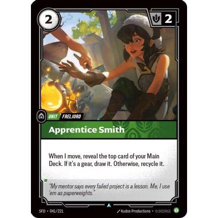 Apprentice Smith (041/221) - Spiritforged Foil