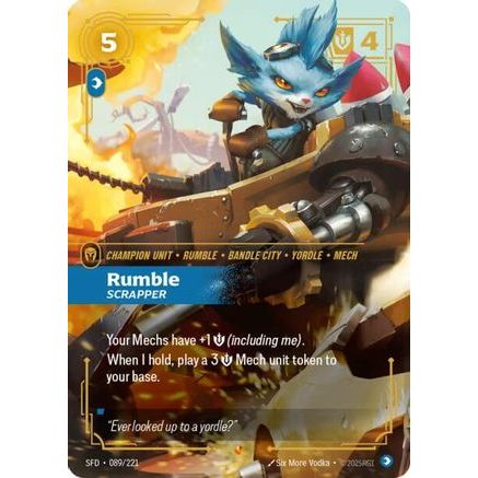 Rumble - Scrapper (089/221) - Spiritforged Foil