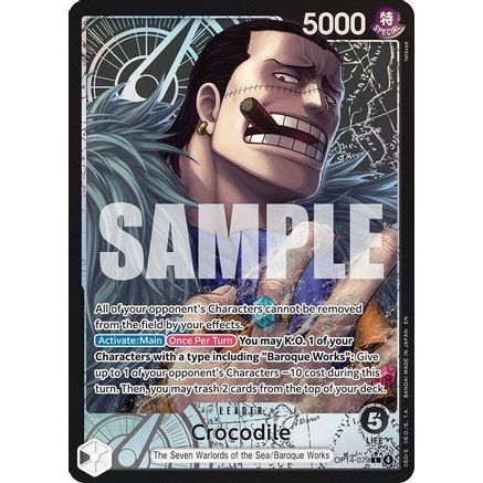 Crocodile - OP14-079 (Alternate Art) (OP14-079) - The Azure Sea's Seven Foil