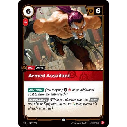 Armed Assailant (002/221) - Spiritforged Foil