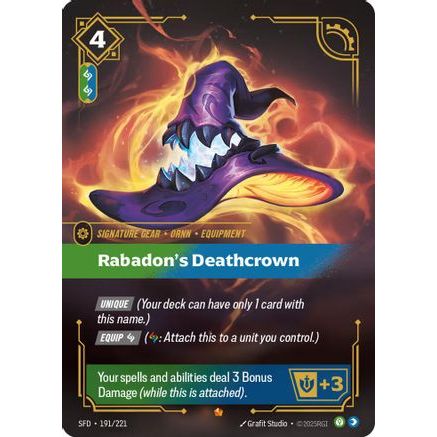 Rabadon's Deathcrown (191/221) - Spiritforged Foil