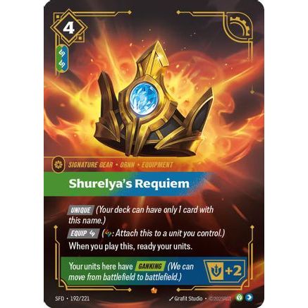 Shurelya's Requiem (192/221) - Spiritforged Foil