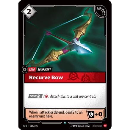 Recurve Bow (016/221) - Spiritforged Foil