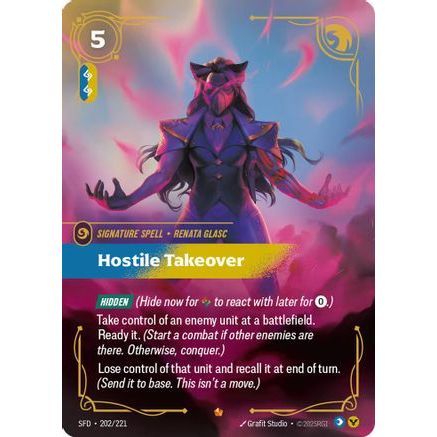 Hostile Takeover (202/221) - Spiritforged Foil