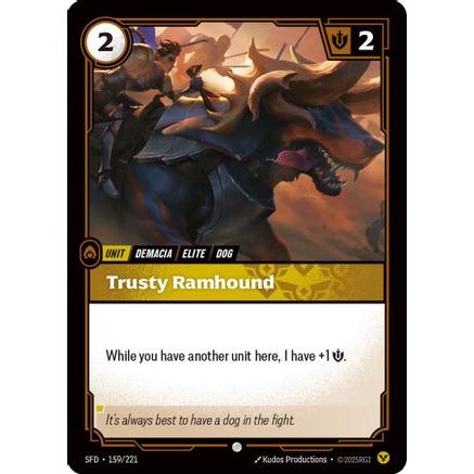 Trusty Ramhound (159/221) - Spiritforged Foil
