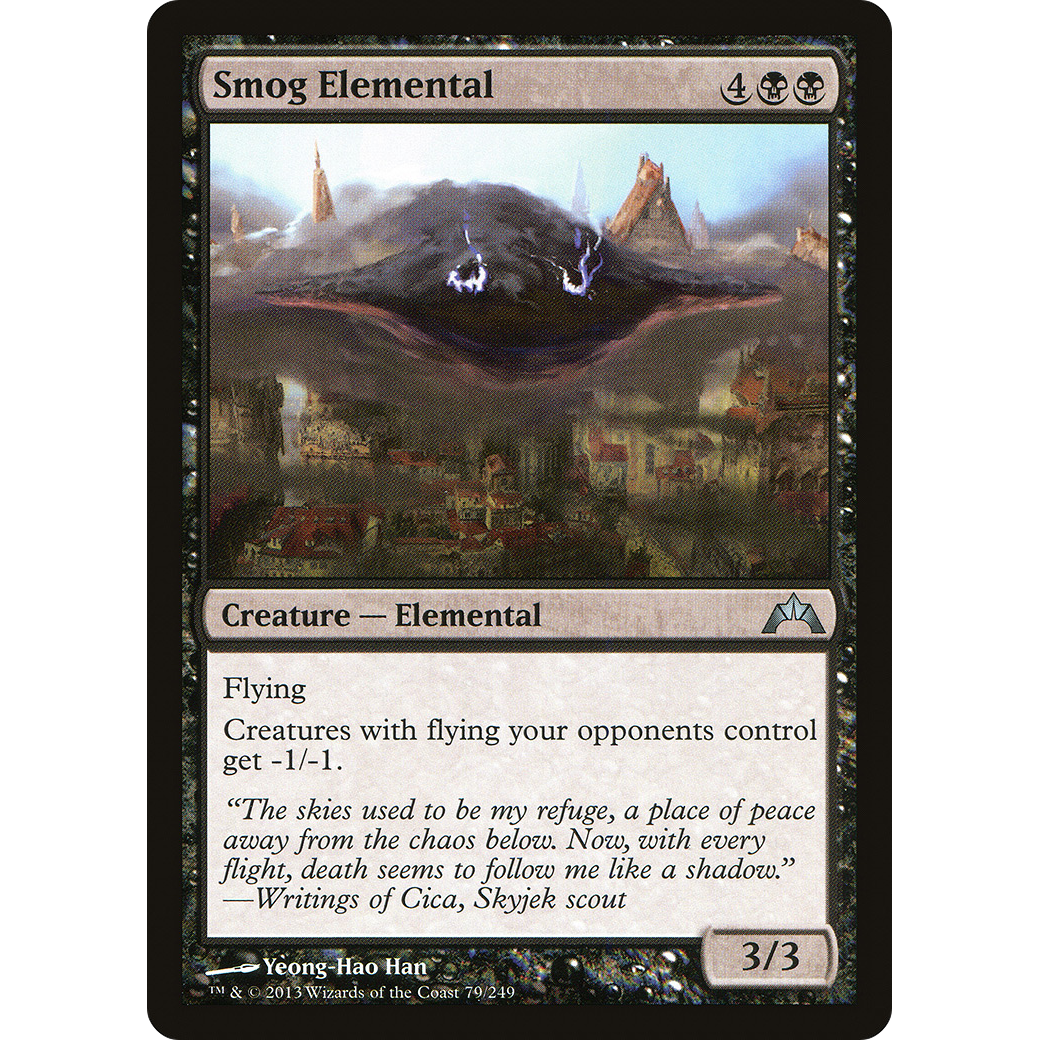 Smog Elemental (GTC-079) - Gatecrash Foil