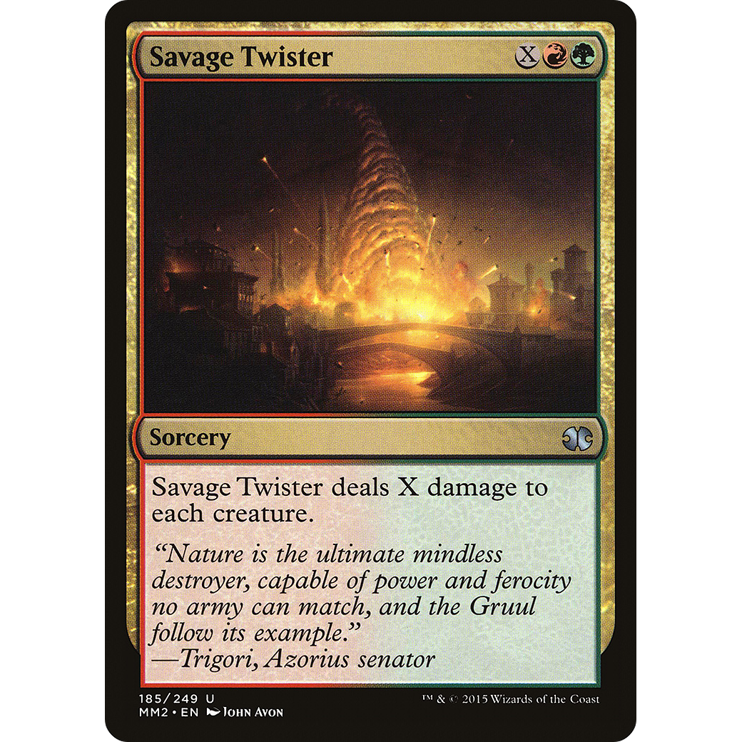 Savage Twister (MM2-185) - Modern Masters 2015 Foil