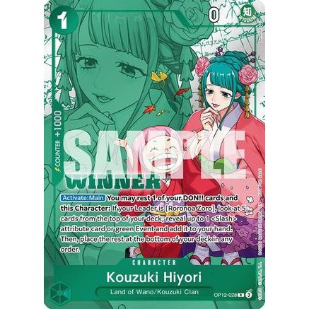 Kouzuki Hiyori (Winner Pack 2026 Vol. 1) (OP12-028) - One Piece Promotion Cards Foil