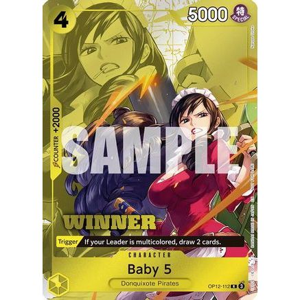 Baby 5 (Winner Pack 2026 Vol. 1) (OP12-112) - One Piece Promotion Cards Foil
