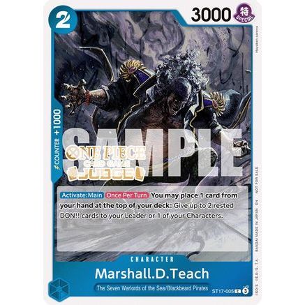 Marshall.D.Teach (Judge Pack Vol. 7) (ST17-005) - One Piece Promotion Cards Foil