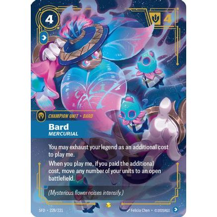 Bard - Mercurial (Overnumbered) (228/221) - Spiritforged Foil
