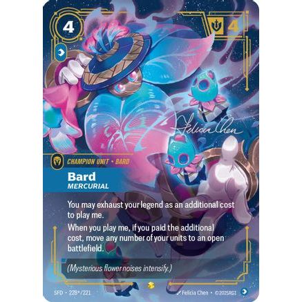 Bard - Mercurial (Signature) (228*/221) - Spiritforged Foil