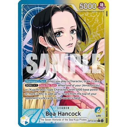 Boa Hancock - OP14-041 (Alternate Art) (OP14-041) - The Azure Sea's Seven Foil