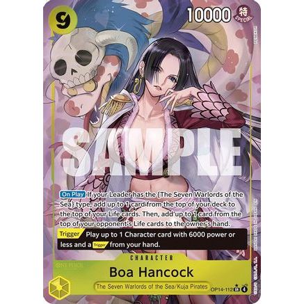 Boa Hancock - OP14-112 (Alternate Art) (OP14-112) - The Azure Sea's Seven Foil