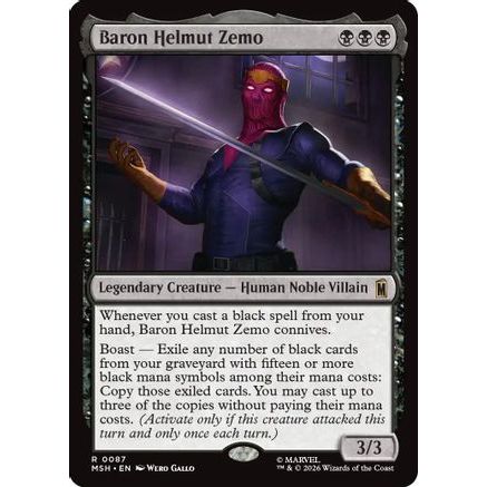 Baron Helmut Zemo (MSH-087) - Marvel Super Heroes Foil