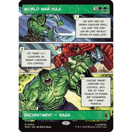 World War Hulk (Borderless) (MSH-304) - Marvel Super Heroes