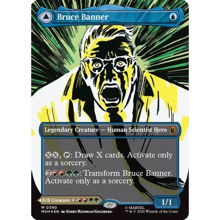 Bruce Banner (Borderless) (MSH-390) - Marvel Super Heroes Foil