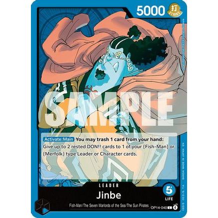 Jinbe - OP14-040 (OP14-040) - The Azure Sea's Seven