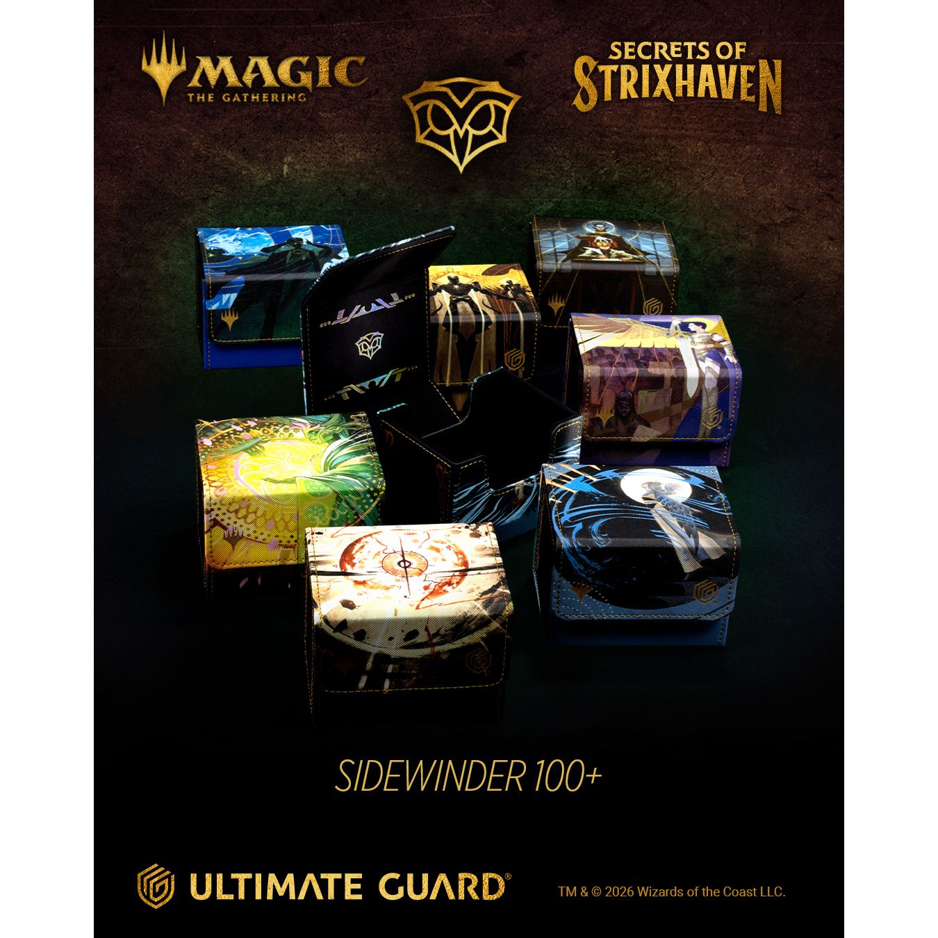 Ultimate Guard: Secrets of Strixhaven: Sidewinder 100+ Xenoskin Deck Box