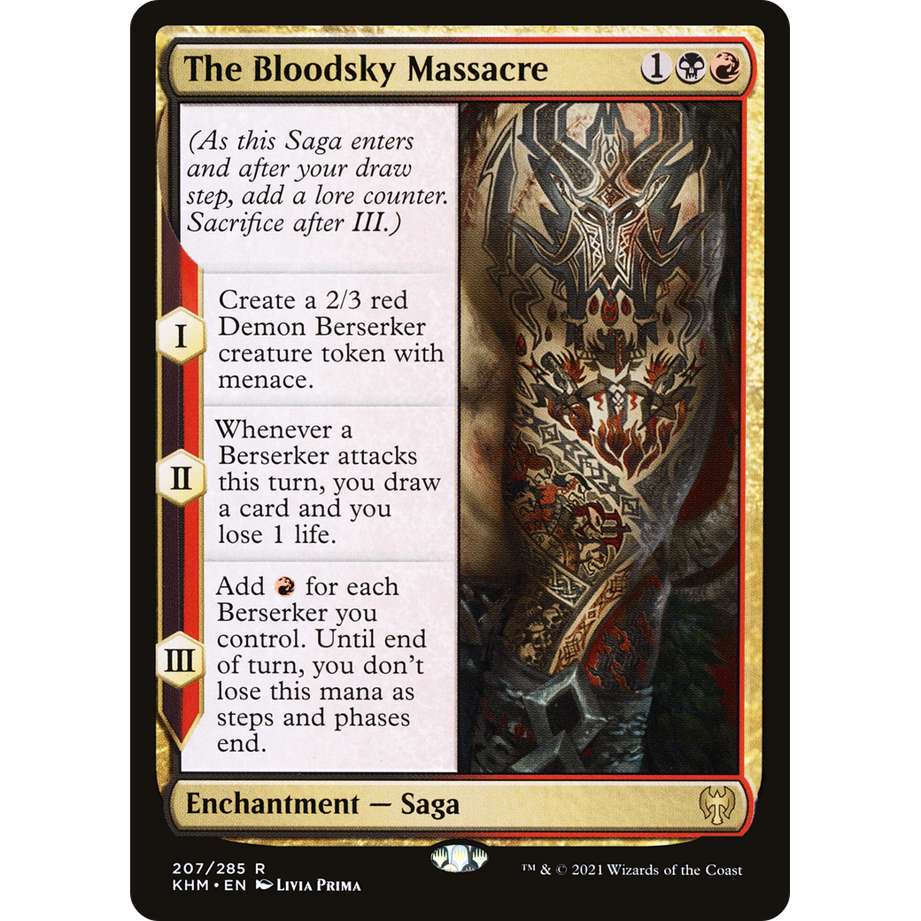 The Bloodsky Massacre (KHM-207) - Kaldheim Foil