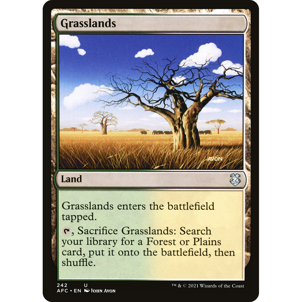 Grasslands (AFC-242) - Forgotten Realms Commander