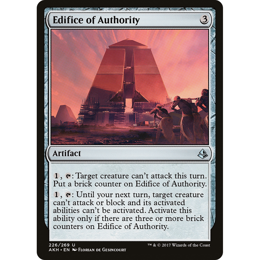 Edifice of Authority (AKH-226) - Amonkhet Foil