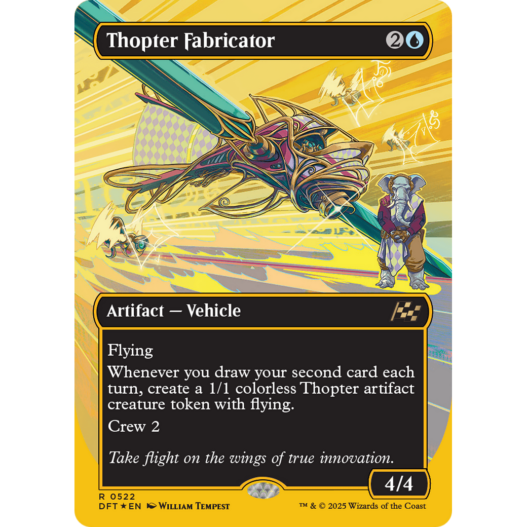 Thopter Fabricator (DFT-522) - Aetherdrift (Borderless) Foil
