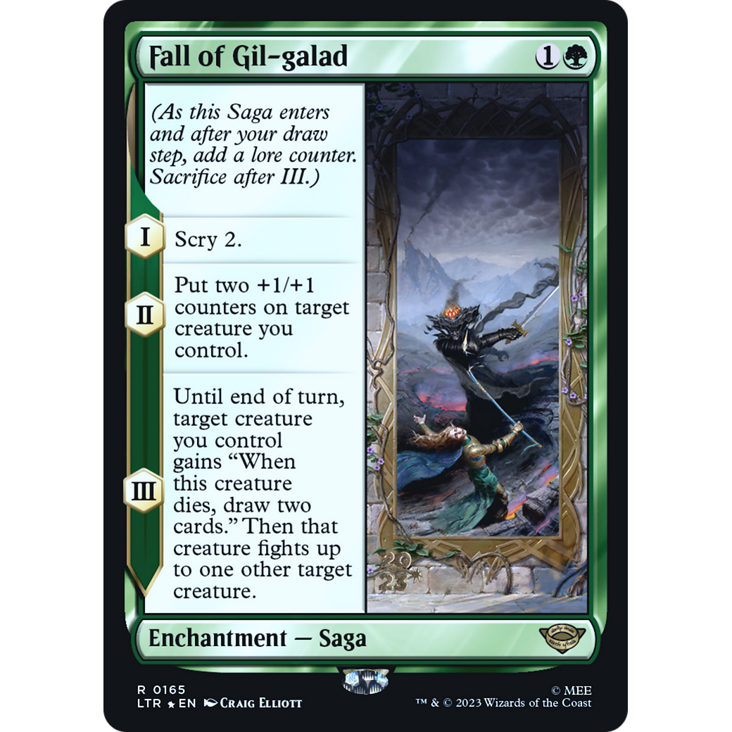 Fall of Gil-galad (PRE-165S) - Tales of Middle-earth Promos Foil