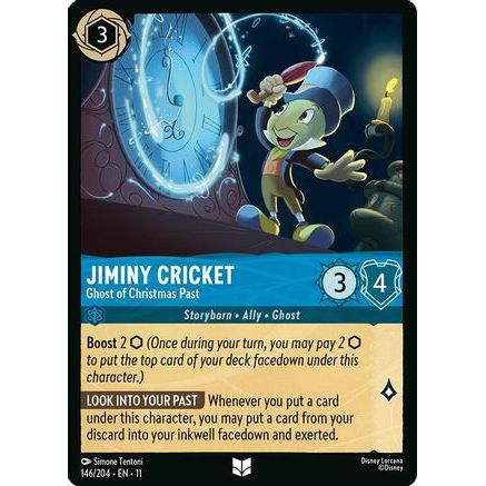 Jiminy Cricket - Ghost of Christmas Past (146/204) - Winterspell Cold Foil