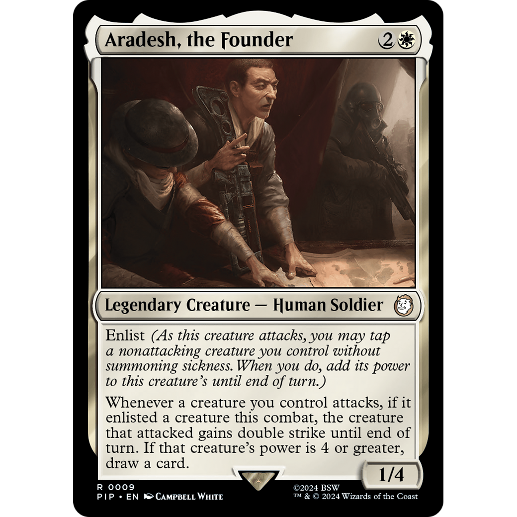 Aradesh, the Founder (PIP-009) - Fallout Foil
