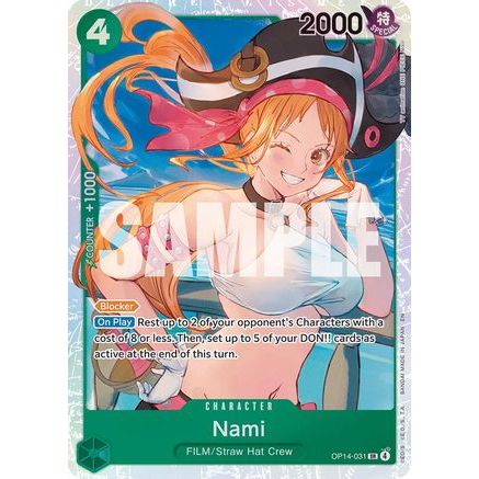 Nami (OP14-031) - The Azure Sea's Seven Foil