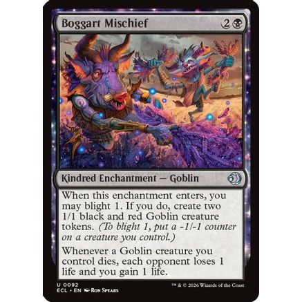 Boggart Mischief (ECL-092) - Lorwyn Eclipsed Foil