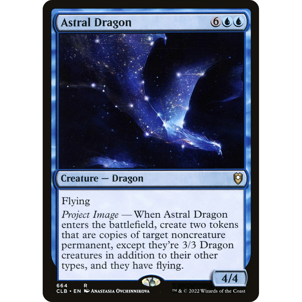 Astral Dragon (CLB-664) - Commander Legends: Battle for Baldur's Gate